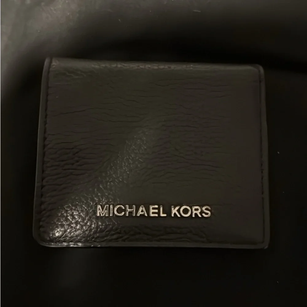 Michael Kors Black Leather Money Clip